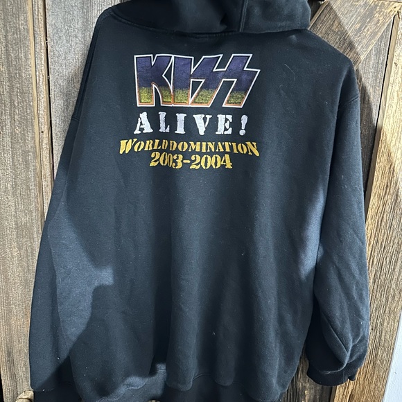 Kiss Tour Hoodie 2002-2003 Vintage (Size Large) - Picture 3 of 4